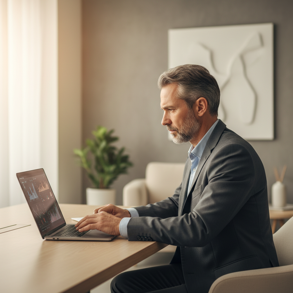 考え込む経営者のイメージ