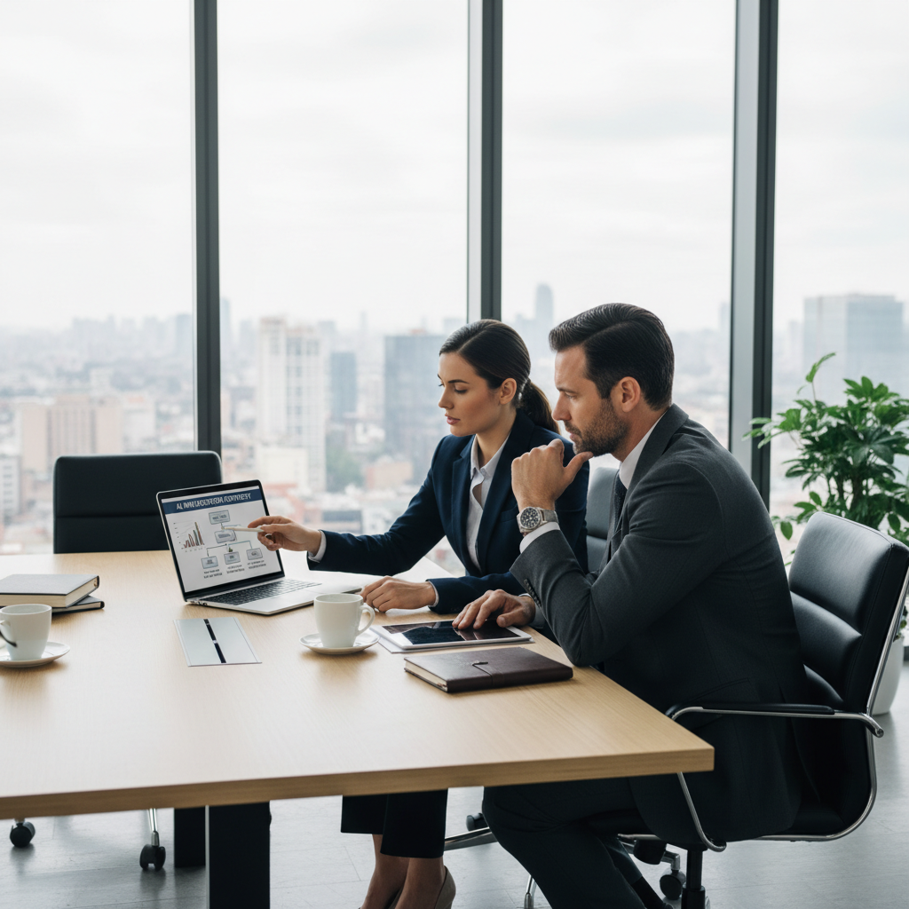 Claude Code 導入支援を検討する経営者のイメージ