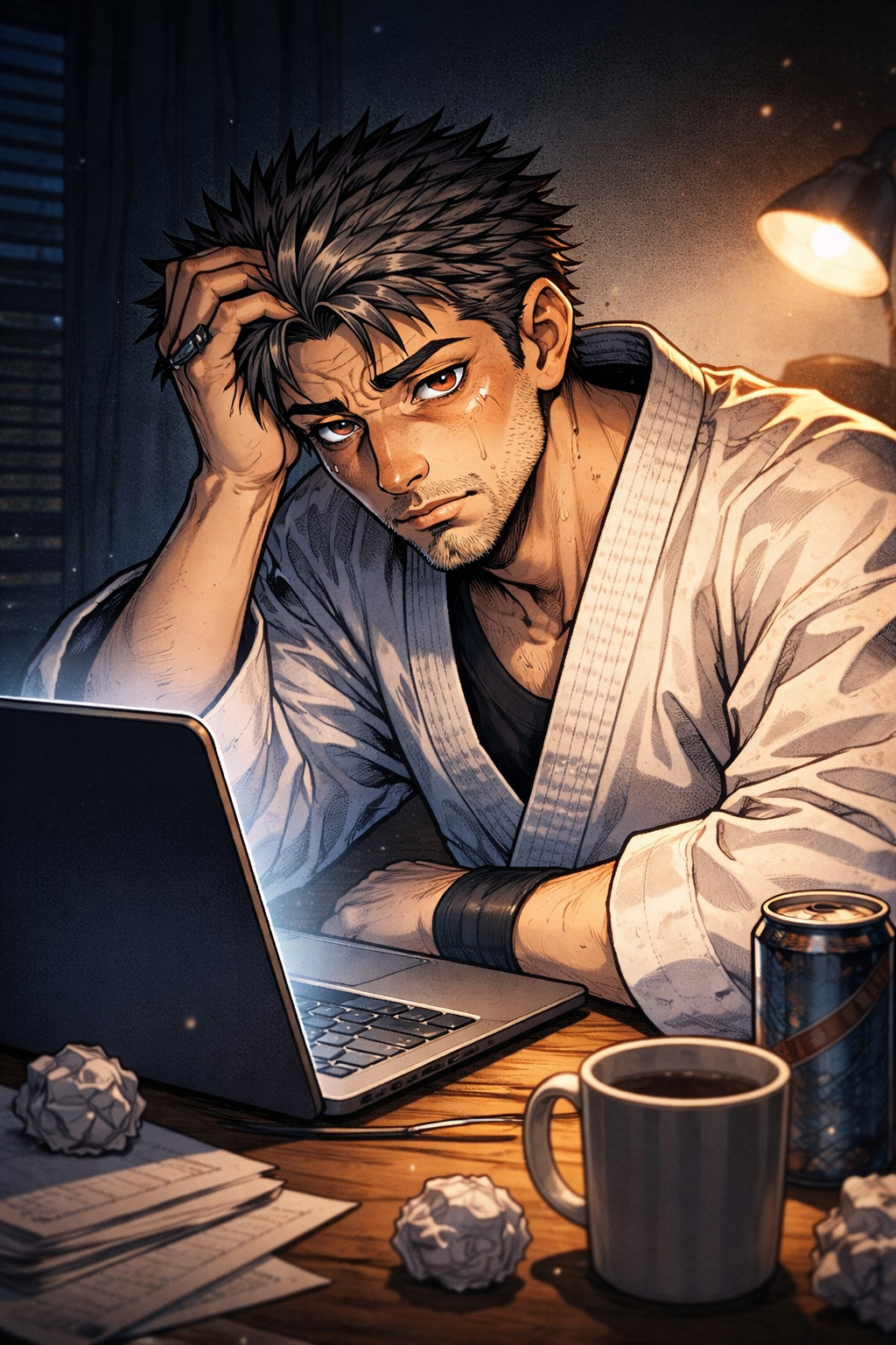 毎日の作業に追われ疲弊する経営者