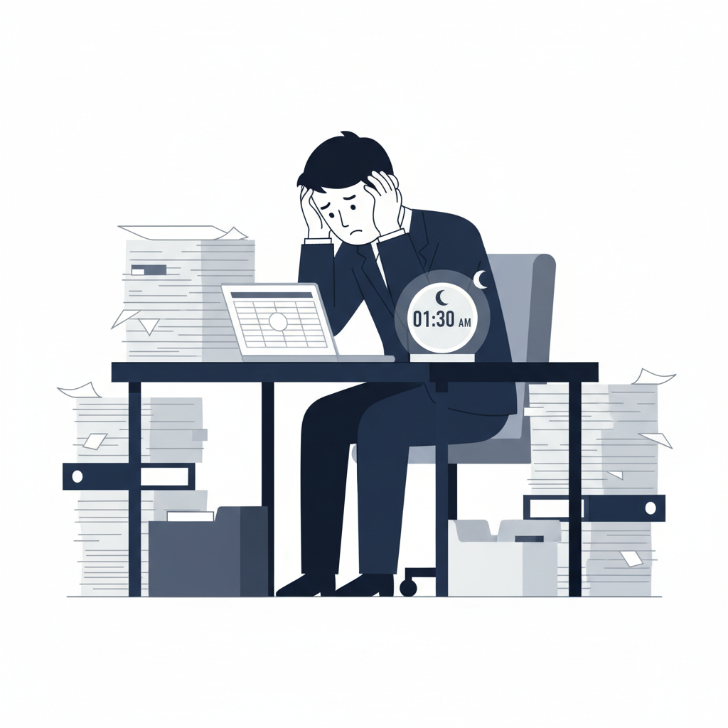 課題に悩む経営者