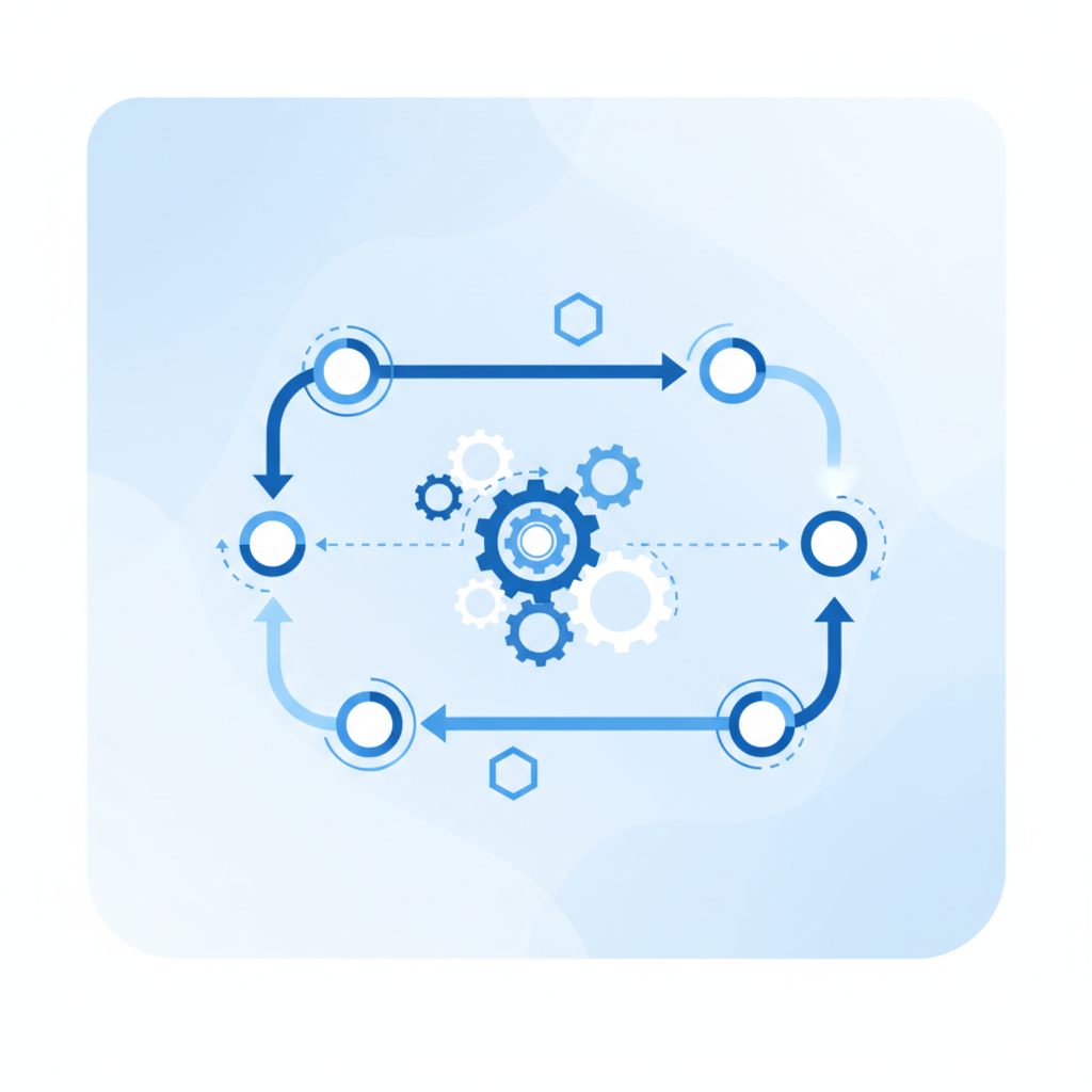 業務フローの自動化イメージ