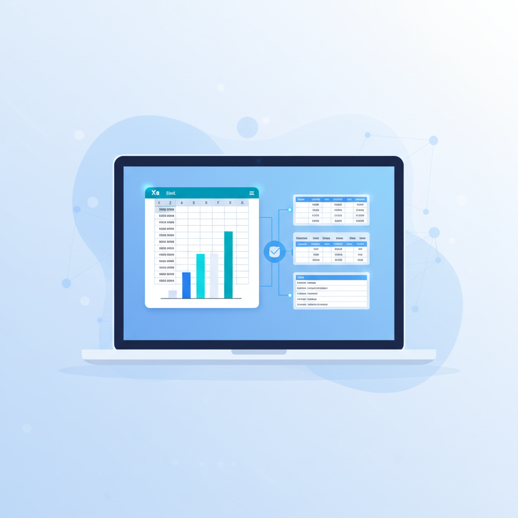 Excelの集計・分析の自動化イメージ